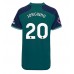 Arsenal Jorginho Frello #20 Tredjedrakt Dame 2023-24 Kortermet